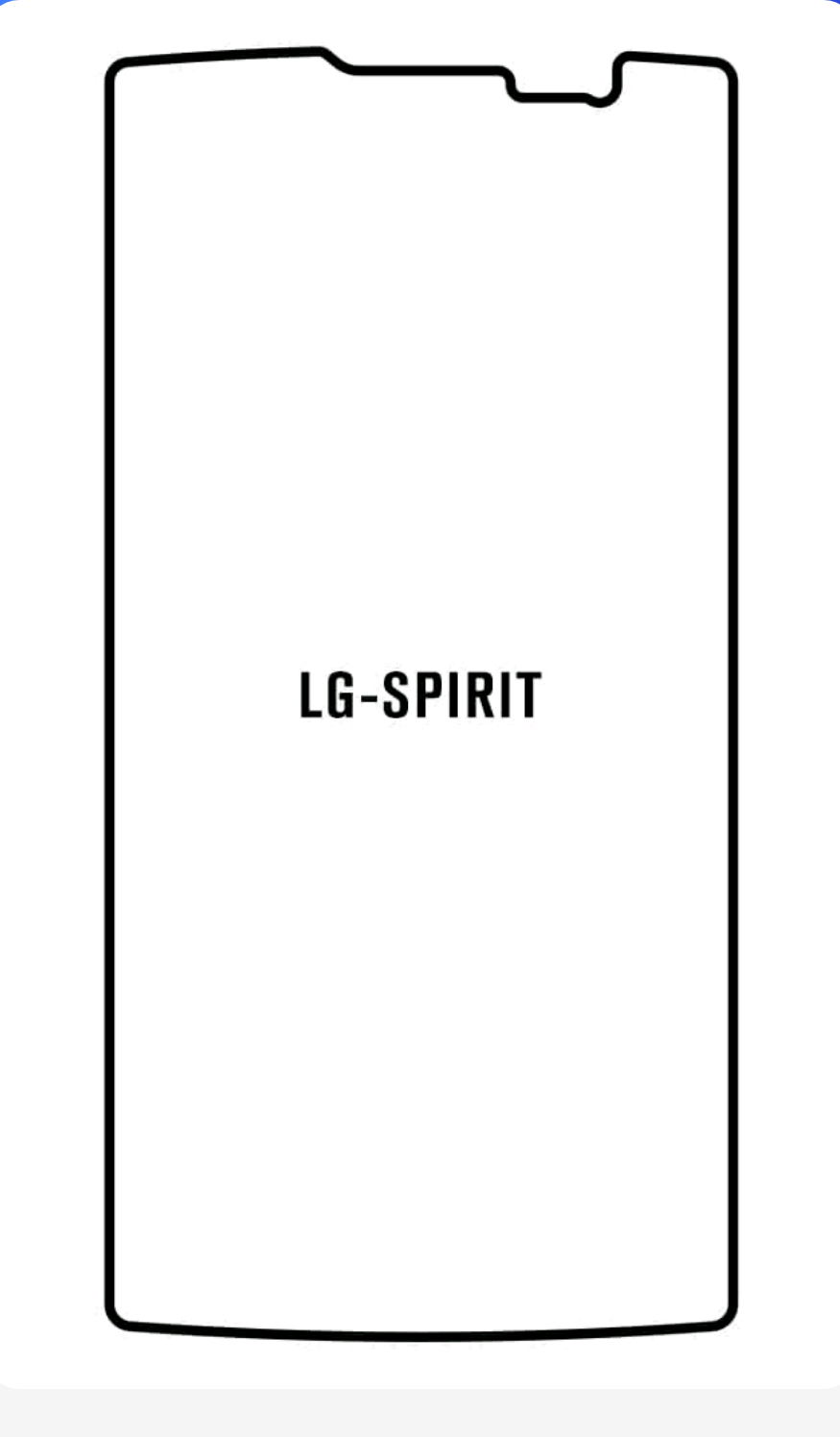 Jeco 99F Kit de Mica Hidrogel AZUL Frontal+Trasera LG SPIRIT