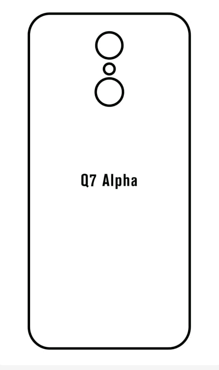 Jeco 99F Kit de Mica Hidrogel AZUL Frontal+Trasera LG Q7 ALPHA