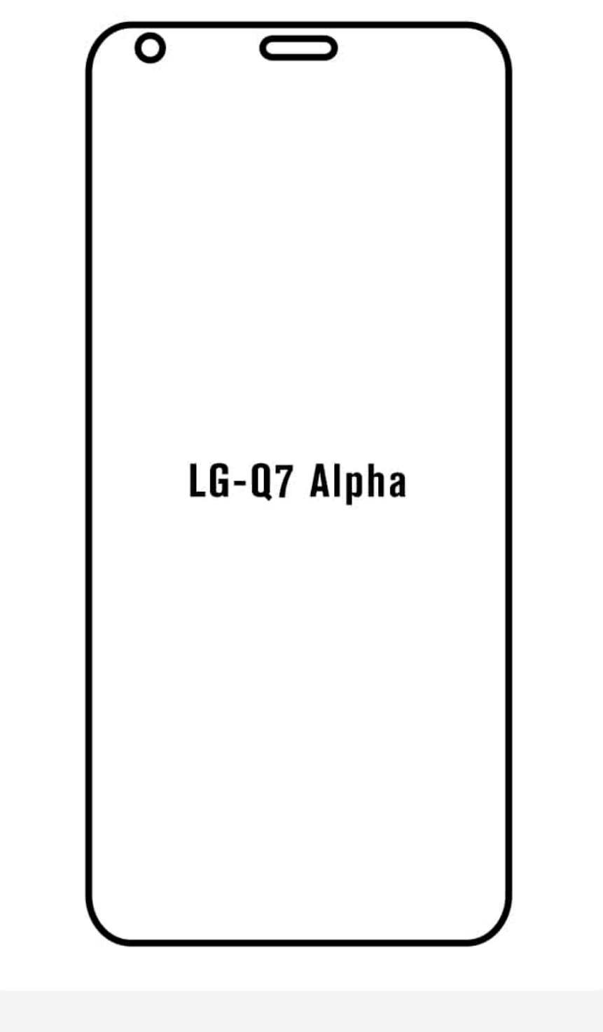Jeco 99F Kit de Mica Hidrogel AZUL Frontal+Trasera LG Q7 ALPHA