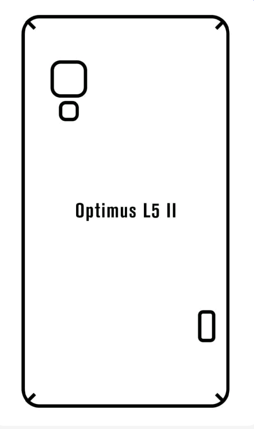 Jeco 99F Kit de Mica Hidrogel AZUL Frontal+Trasera LG OPTIMUS L5 II E460