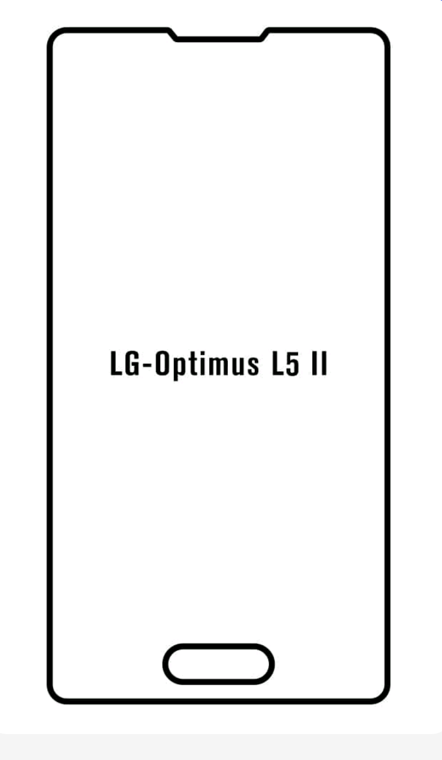 Jeco 99F Kit de Mica Hidrogel AZUL Frontal+Trasera LG OPTIMUS L5 II E460