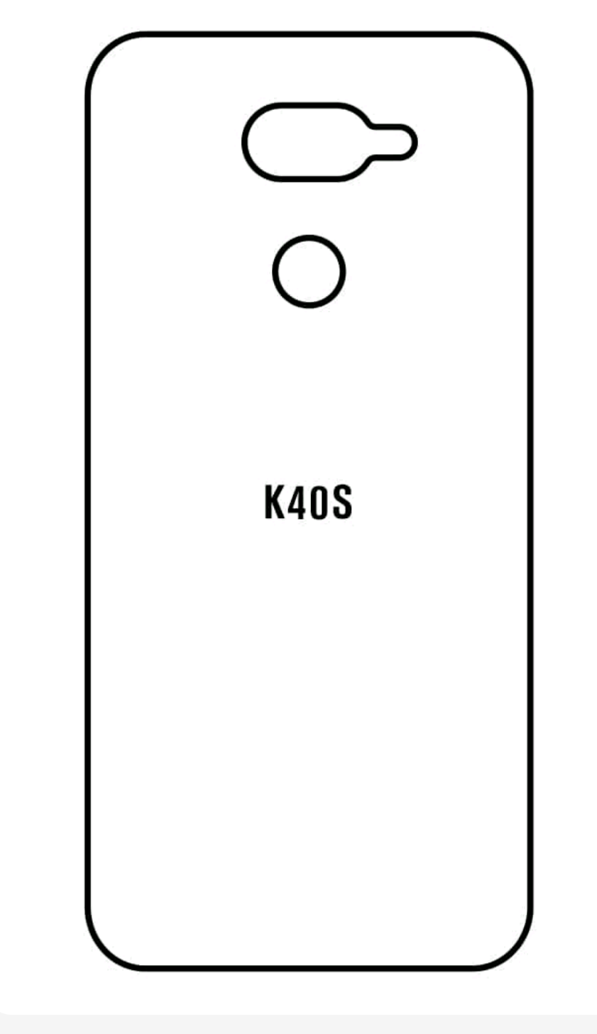 Jeco 99F Kit de Mica Hidrogel AZUL Frontal+Trasera LG K40S