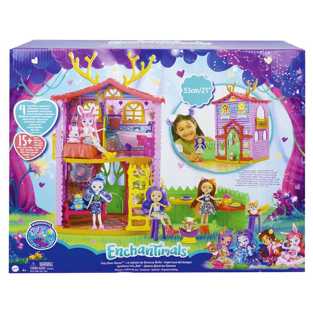 Enchantimals Casa Danessa Deer con Muñeca