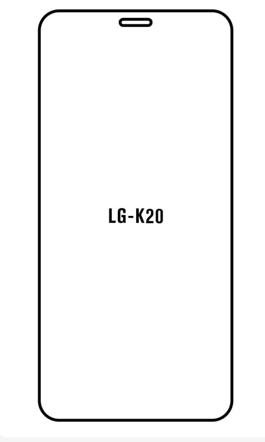 Jeco 99F Kit de Mica Hidrogel AZUL Frontal+Trasera LG K20