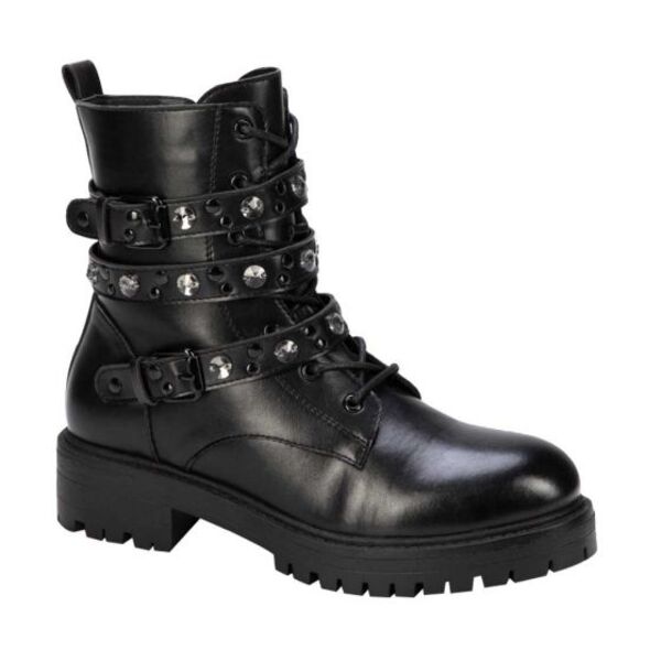 Botas para mujer tipo  militar, marca Belinda Peregrin, cafés o negras, 7011 997779-80