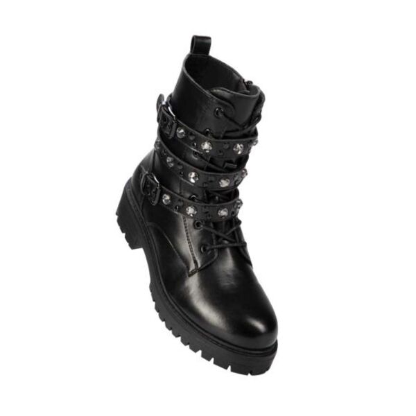 Botas para mujer tipo  militar, marca Belinda Peregrin, cafés o negras, 7011 997779-80