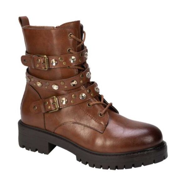 Botas para mujer tipo  militar, marca Belinda Peregrin, cafés o negras, 7011 997779-80