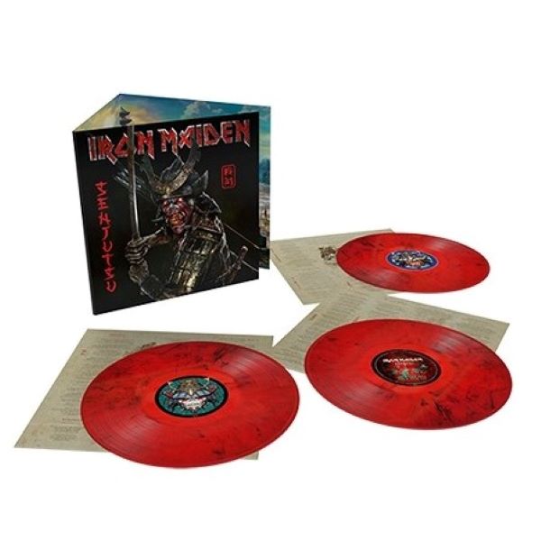 Iron Maiden ~ Senjutsu (Red & Black vinyl, 3LP)