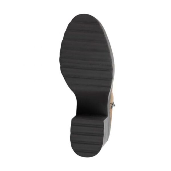 Bota para mujer marca Tierra Bendita, casual, con plataforma con tacón, color café 997783