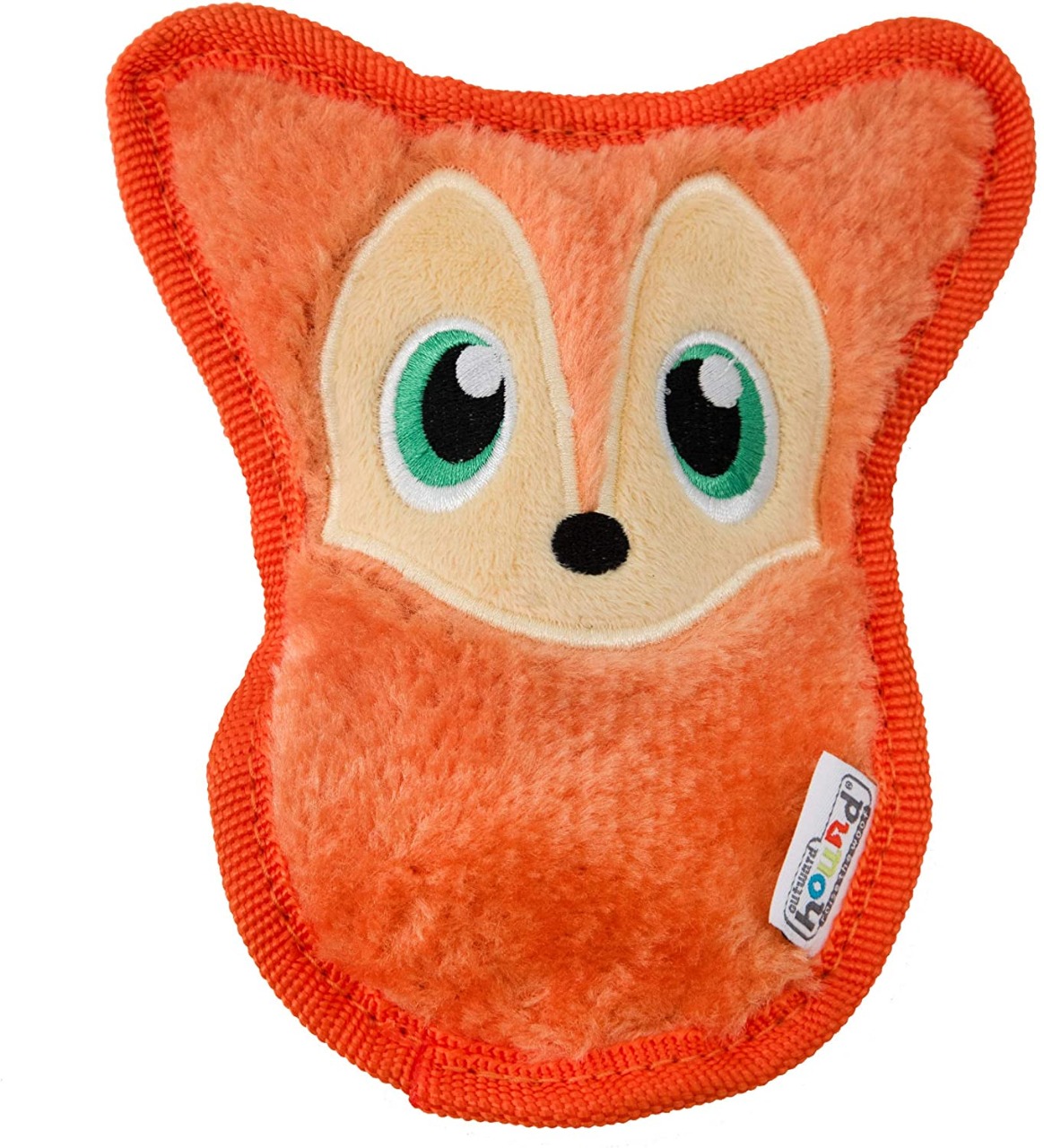 Juguete Para Perro Outward Hound Sin Relleno de Felpa Chirriante  Figura Zorro Anaranjado Extra Small