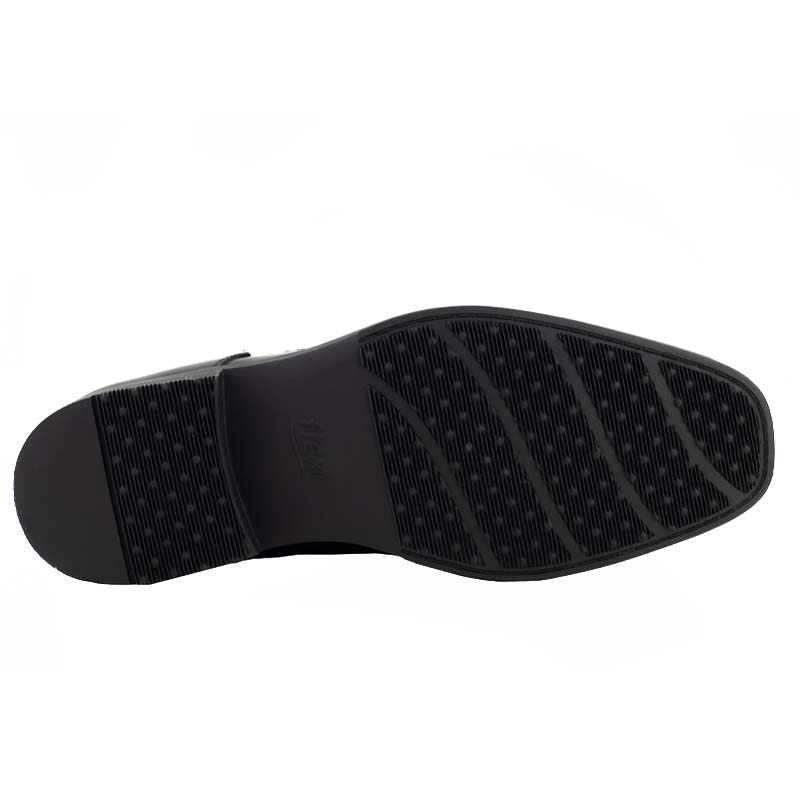 ZAPATOS PARA CABALLERO FLEXI CON DOBLE HEBILLA 405804 NEGRO