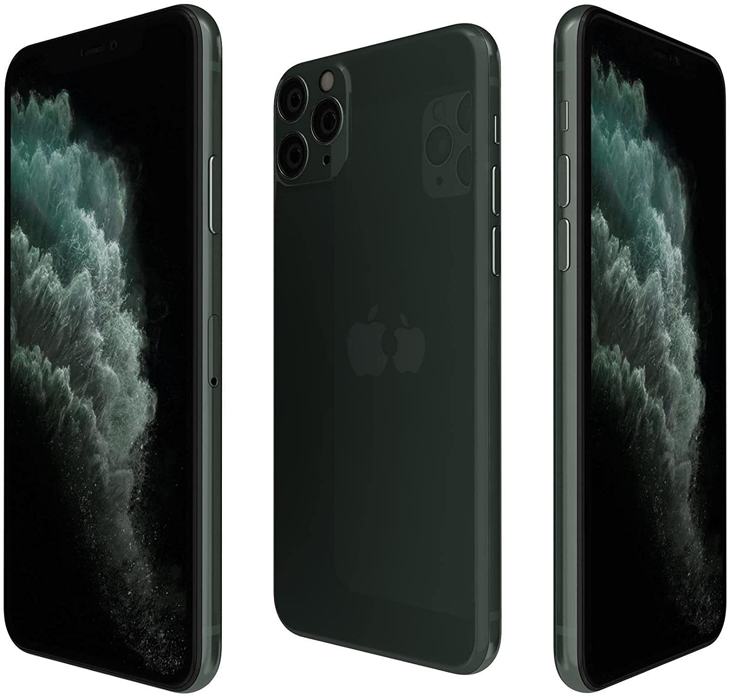 CELULAR (Reacondicionado Grado A) IPHONE 11 PRO MAX Midnight Green 64GB 4GB RAM + KIT ACCESORIOS.