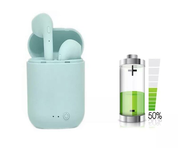 Audifonos Estuche Inalambricos In-Ear Bluetooth 5.0 Azul