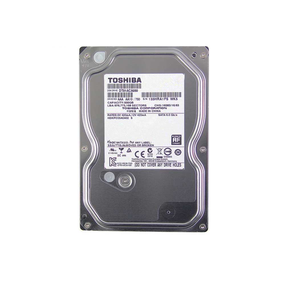 Toshiba DT01ACA DT01ACA050 500 GB 3.5" Internal Hard Drive - SATA