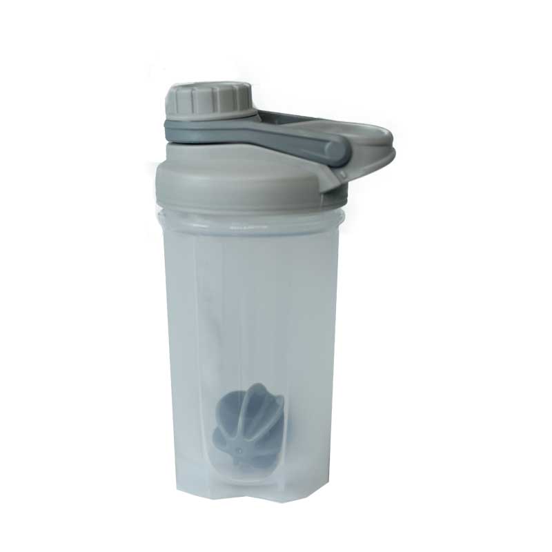 Vaso Shaker Mezclador Para Proteina Botella Gym. Gris