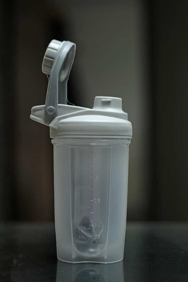 Vaso Shaker Mezclador Para Proteina Botella Gym. Gris
