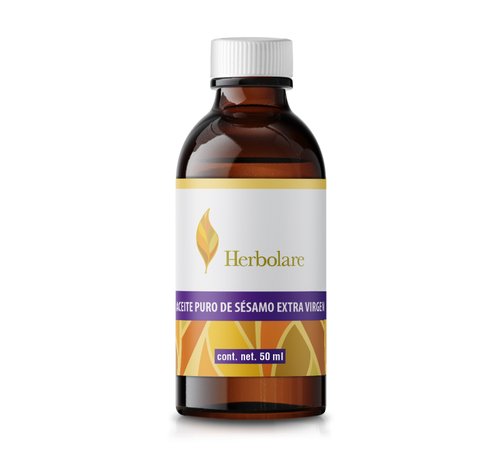 Herbolare - Aceite de sésamo extra virgen para masaje o dilución 50 ml.