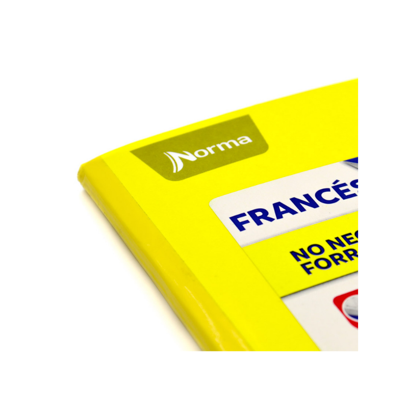 Libreta Norma Cosido Tamaño Frances 100h Raya Pasta Color Kit 7 pzas