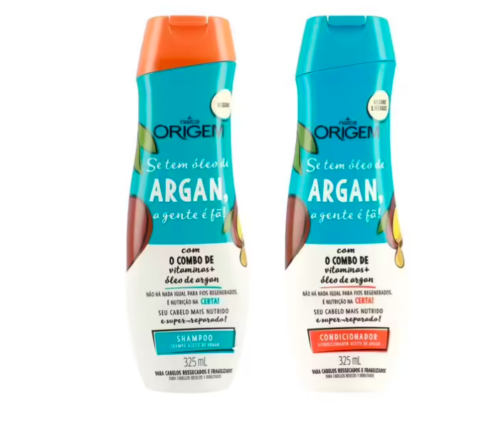 Set De Shampoo Y Acondicionador Argán + Vitaminas Brasileño