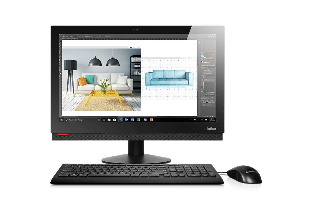 All In One Lenovo M910Z- Intel Core i5 7pma generación- 8GB RAM- 500GB HDD-23.8"-WIFI- Windows 10 Pro- Equipo Clase A, Reacondicionado