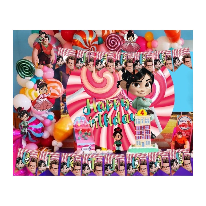 Kit decoración cumpleaños Vanellope