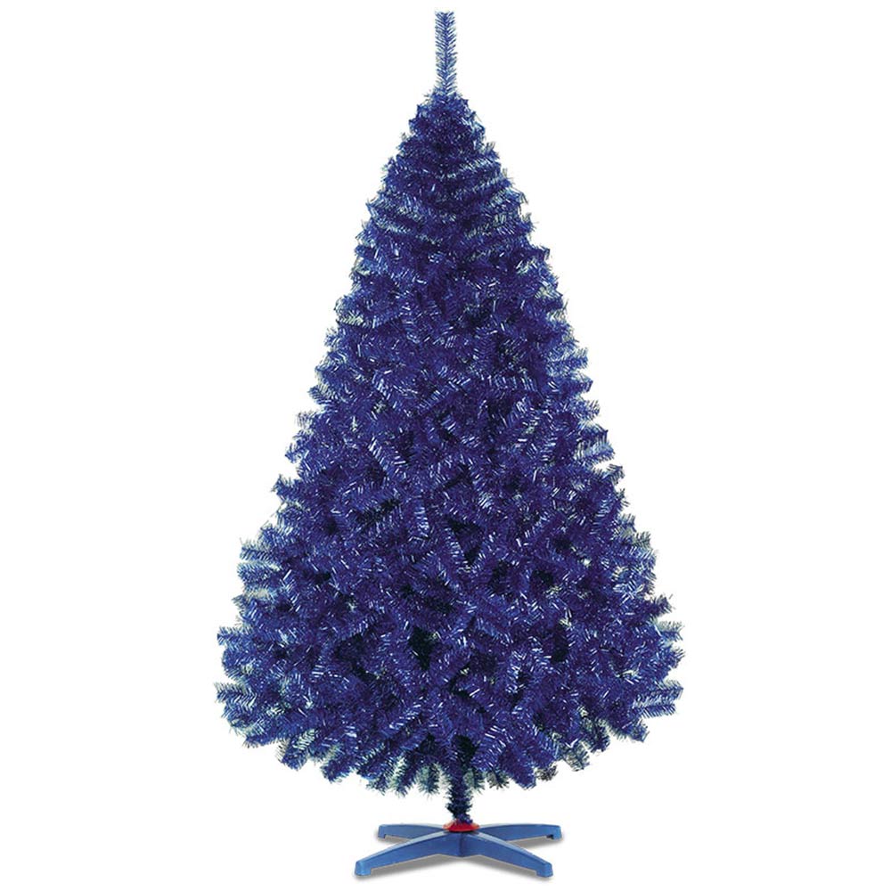 Arbol De Navidad Artificial Azul 160cm Monarca Naviplastic