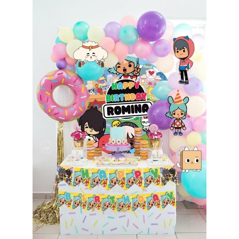 Kit decoración cumpleaños Toca life world