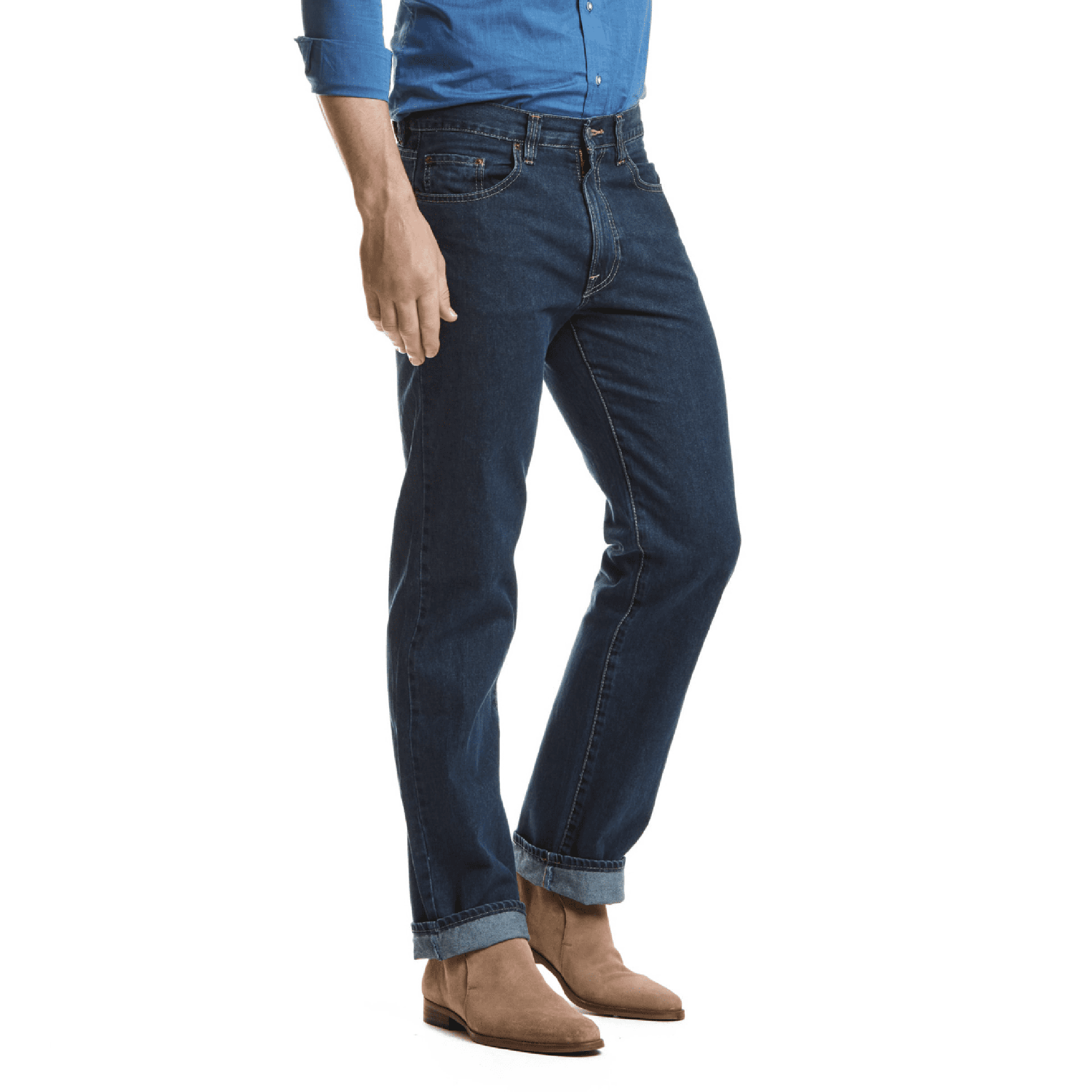 Pantalón de Mezclilla Edward's Jeans Talla Extra Corte Classic Recto/Bota 4H Soft