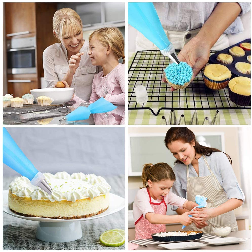 Kit 89 piezas de Duyas o Boquillas pasteleras para decoración de pasteles y cupcakes, Repostería