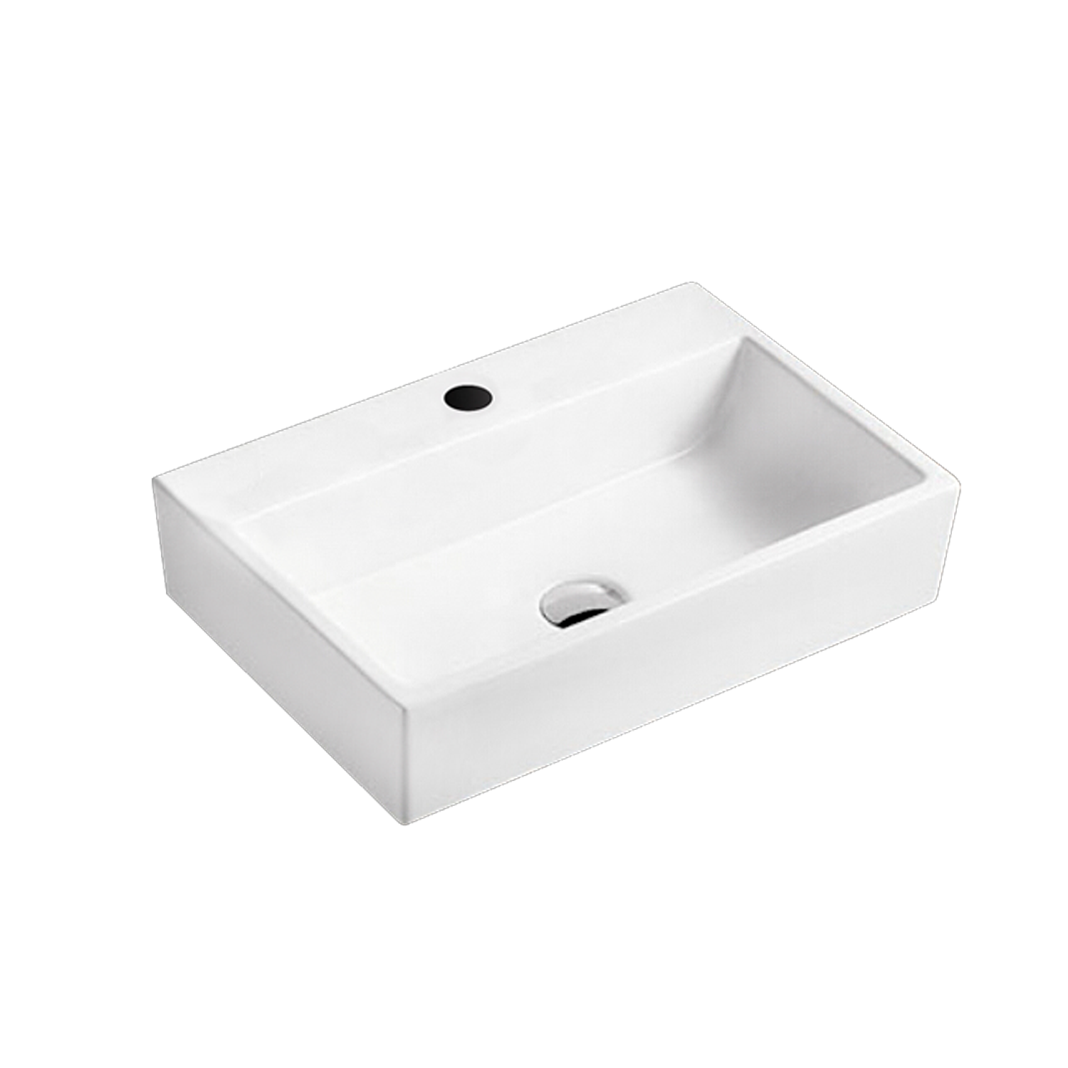 Lavabo Cerámico Rectangular  Málaga, Ovalin baño