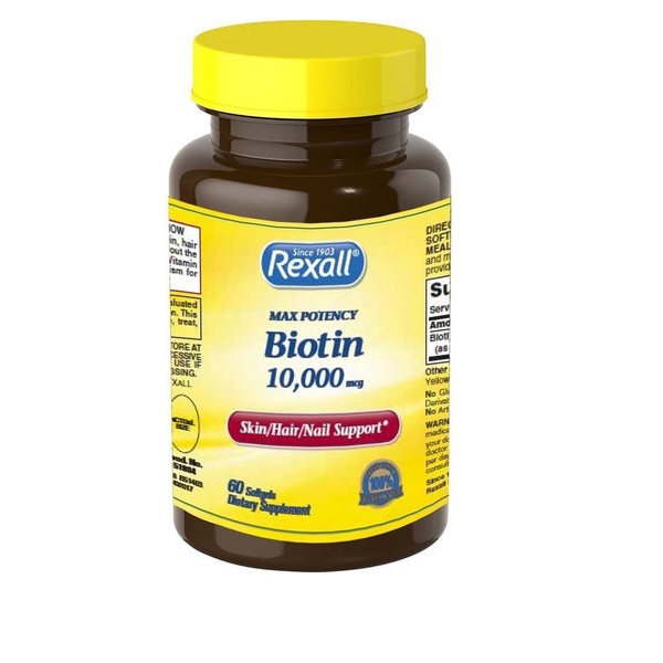 Biotin 10,000 mcg 60 tabletas