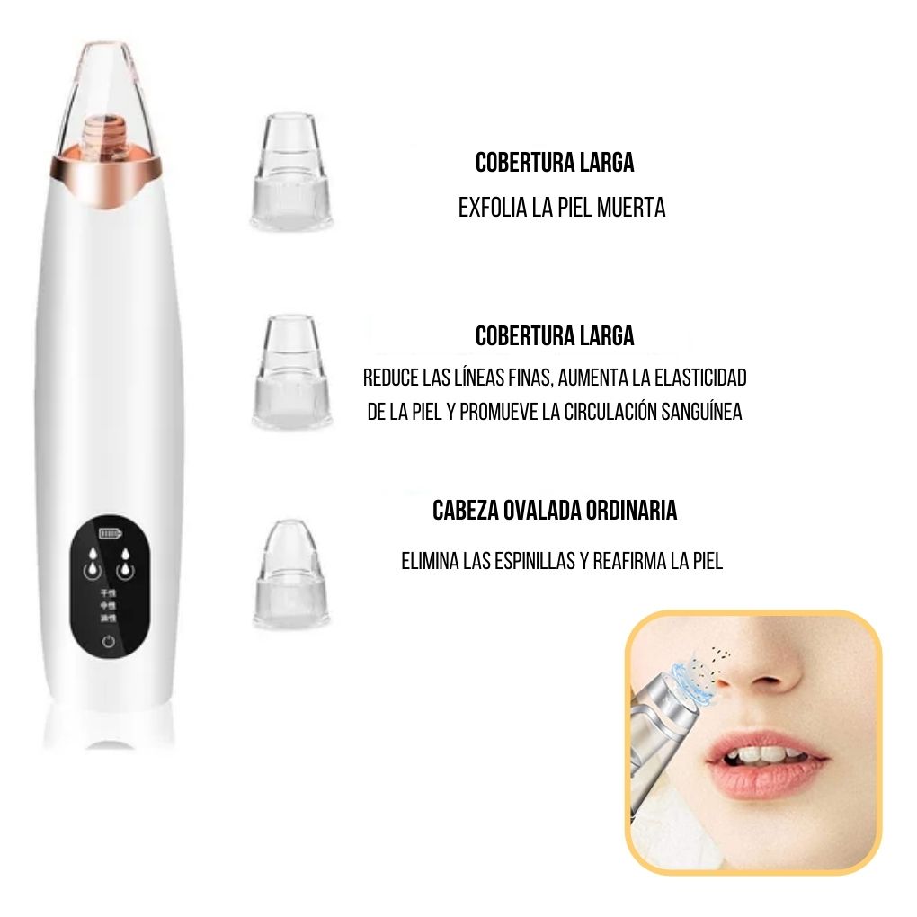 Colageno24K Acido Hialuronico Cepillo Limpiador y Depiladora Facial.