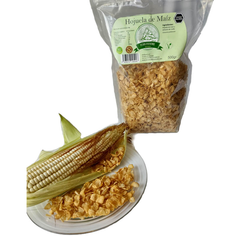 Hojuela de maiz natural 500gr