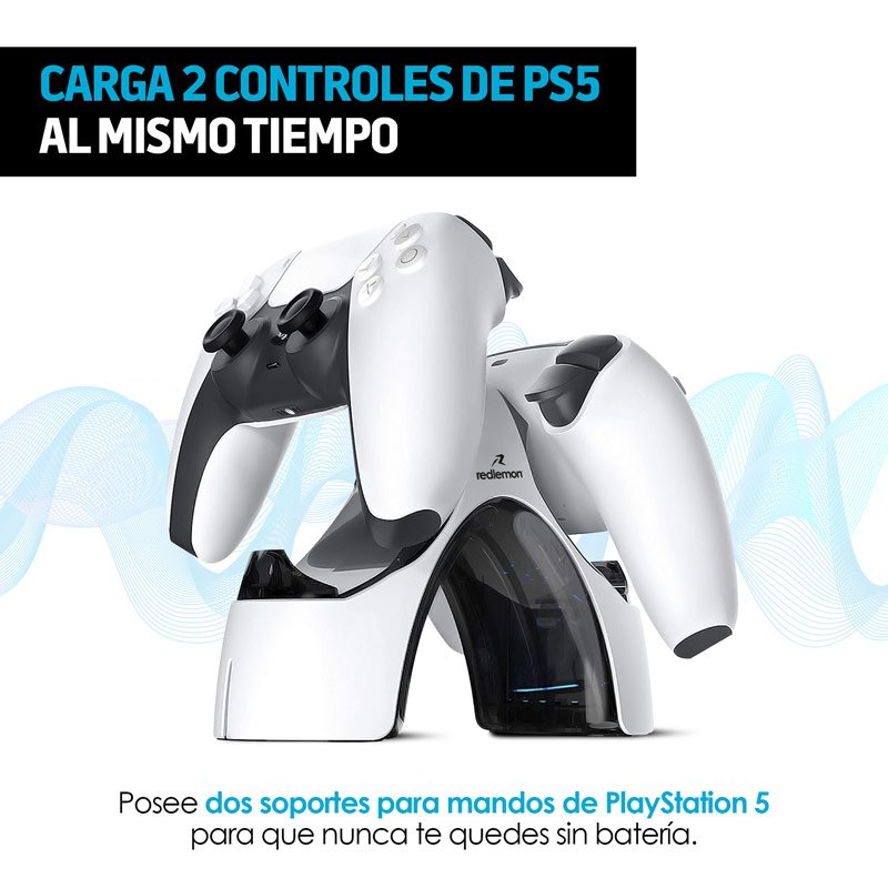 Cargador Para Controles Mandos PS5 Playstation 5 Rack Estacion De Carga  Doble