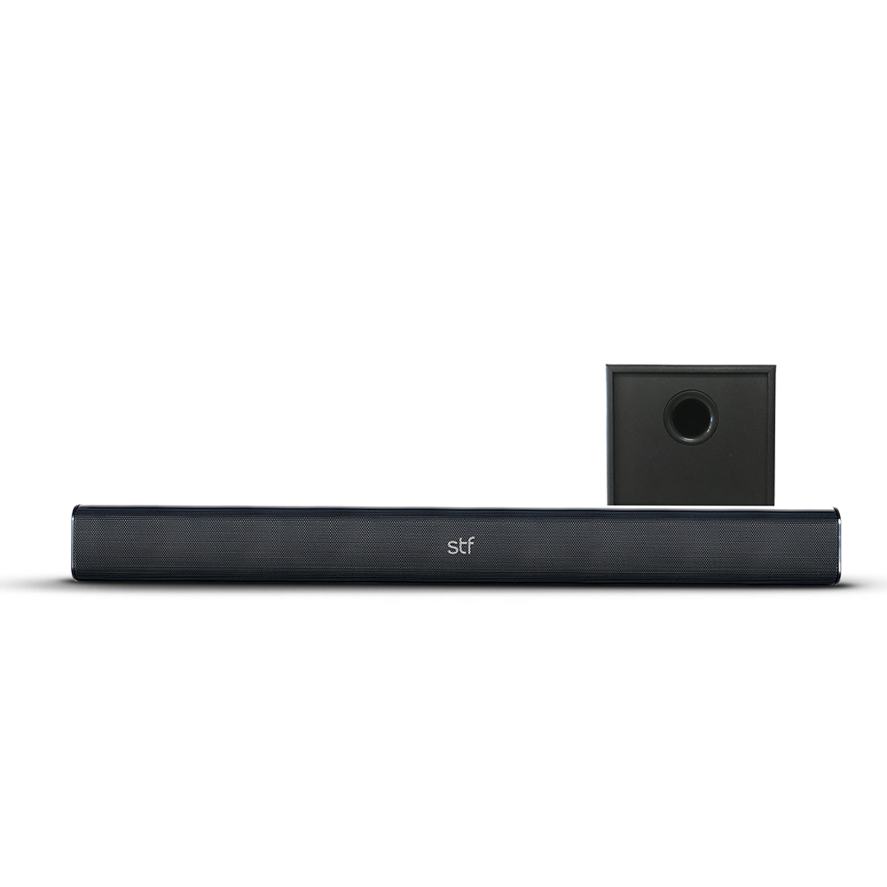 Barra de Audio 2.1 Inalámbrica con Subwoofer Edge Stf Negro