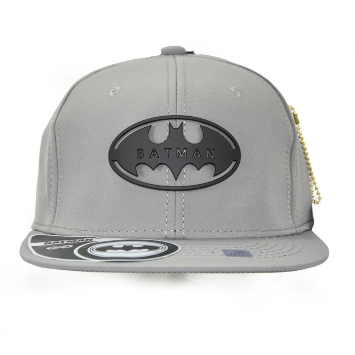 Gorra Batman Metal Badge Dc Comics Gris