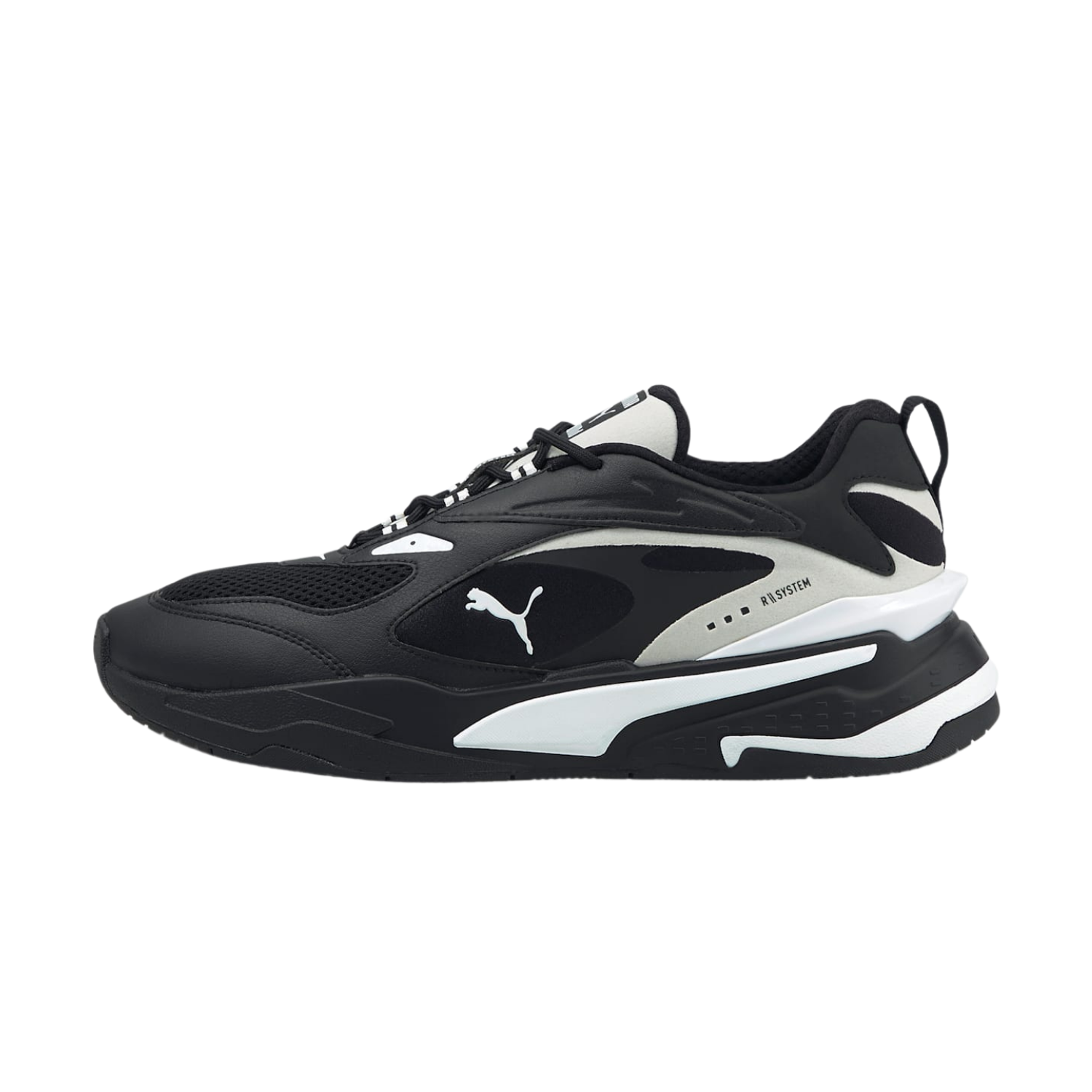Tenis Puma Rs Fast Negro Blanco de Caballero