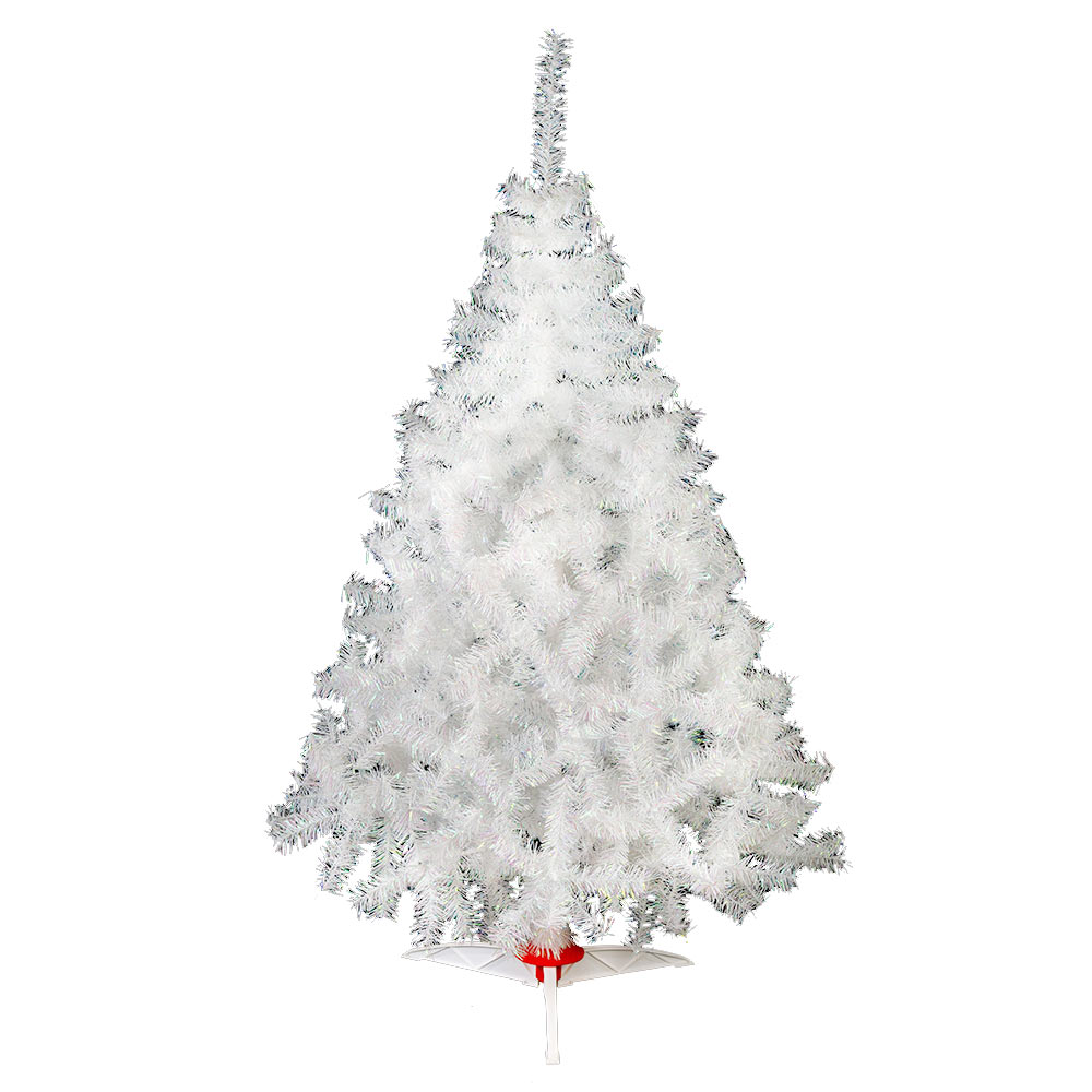 Arbol Navidad Blanco Pino Arcoiris Monarca 1.6m Naviplastic