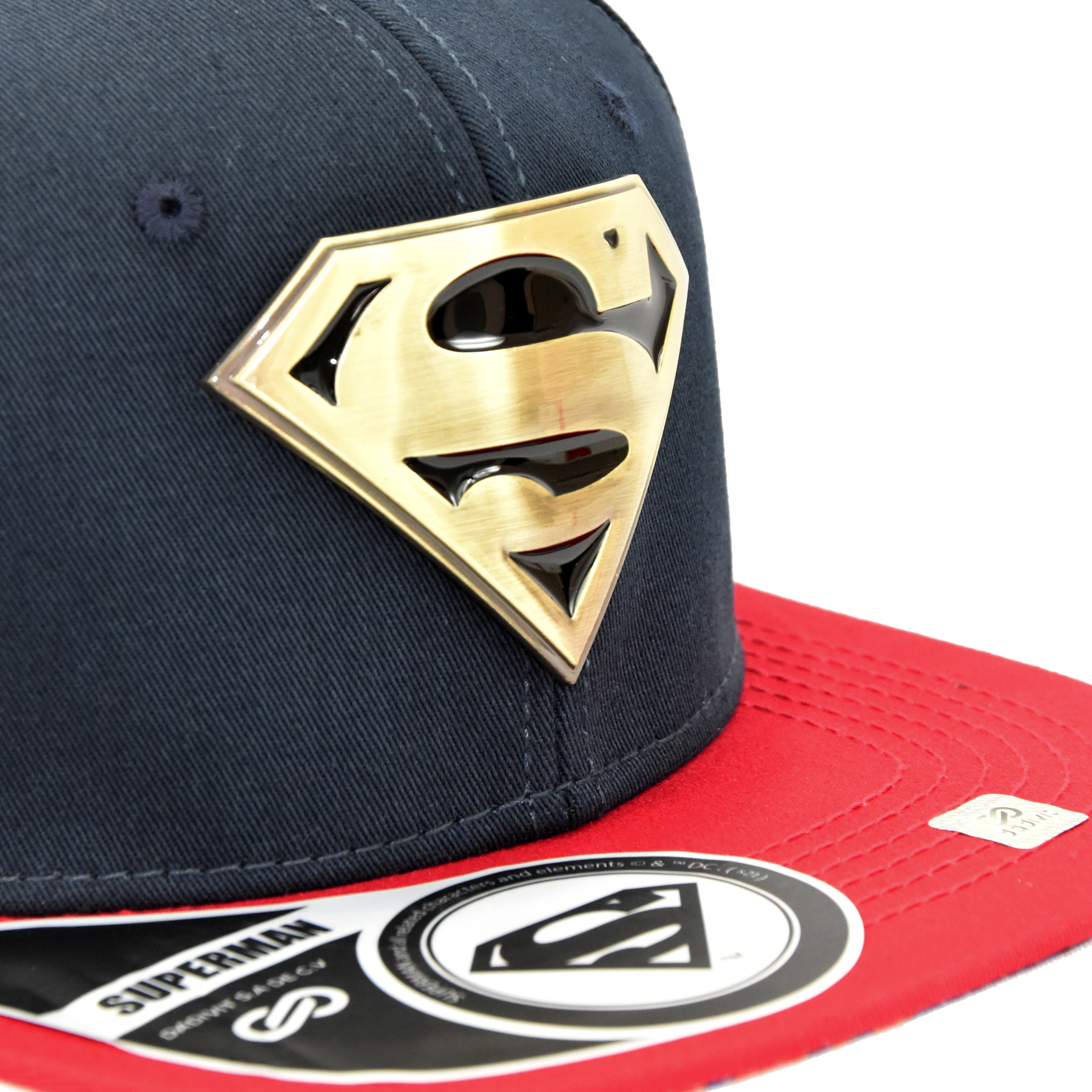Gorra Superman Metal Badge Dc Comics 