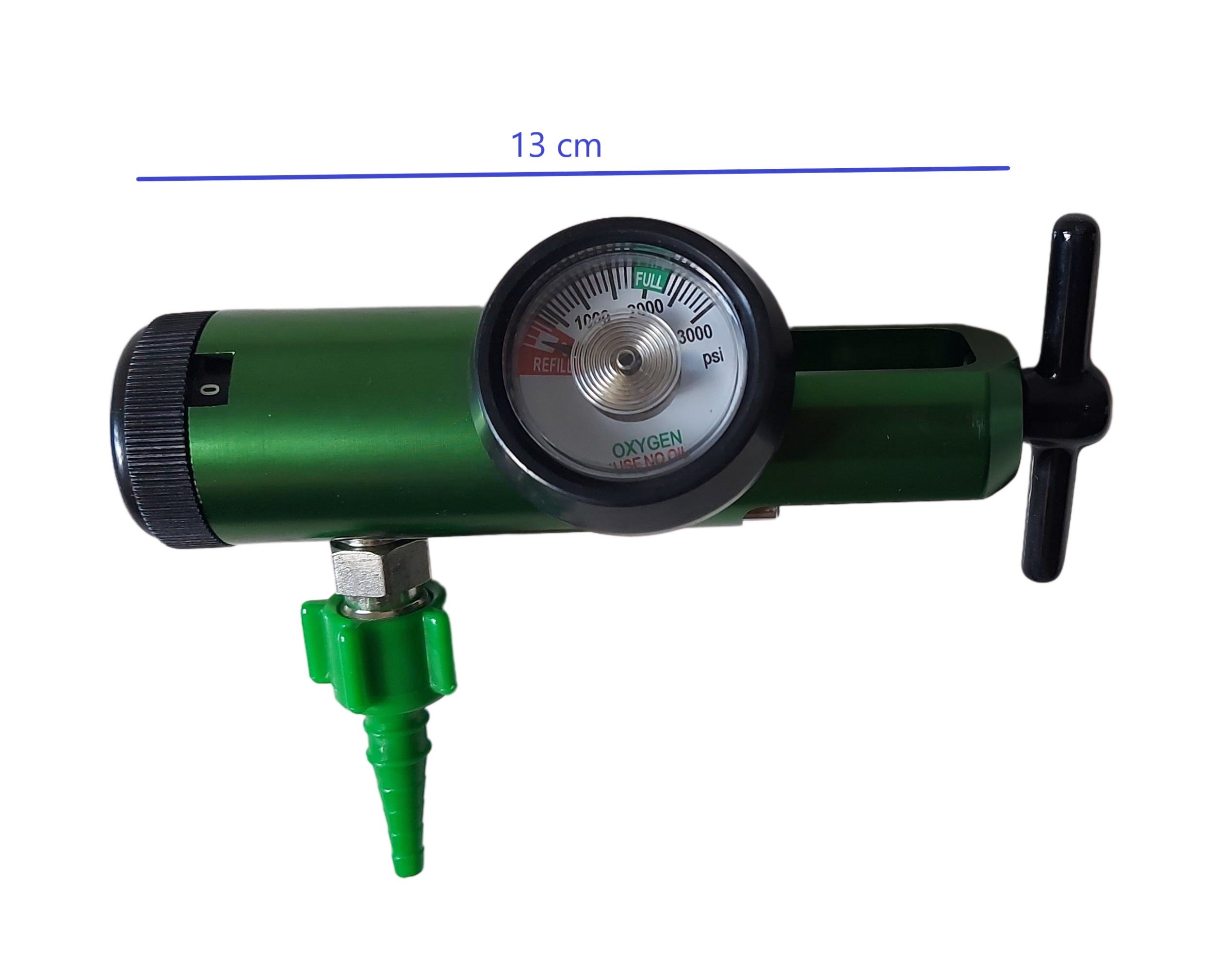 Flujómetro Regulador Oxígeno Portátil