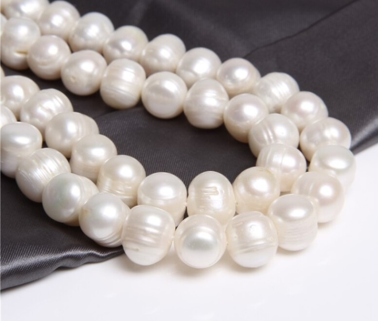 Collar Perlas Cultivadas Con Broche De Oro 14k A022