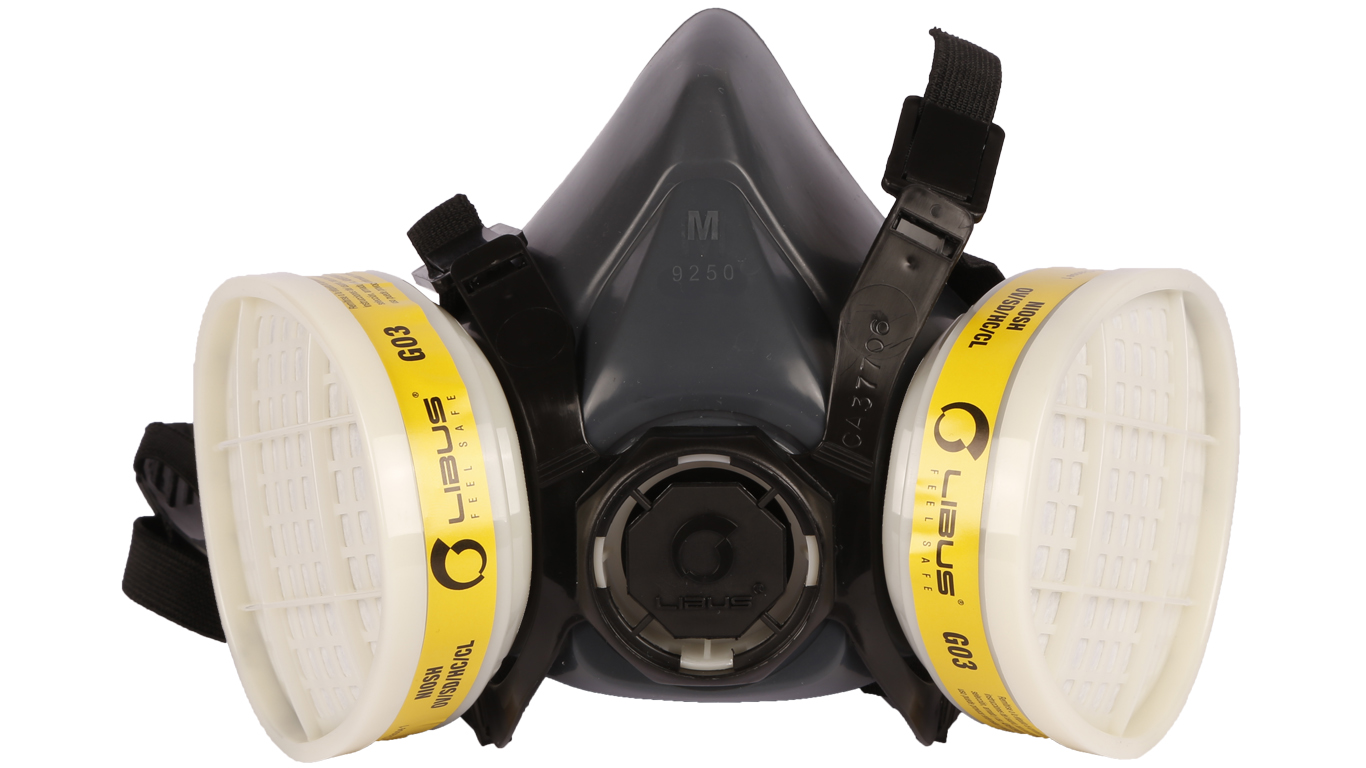 Respirador Libus Mascarilla Media Cara N95 Filtros G02