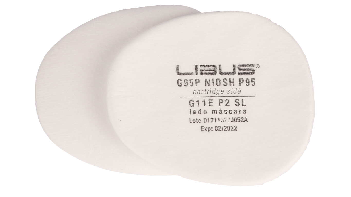 Respirador Libus Mascarilla Media Cara N95 Filtros G02