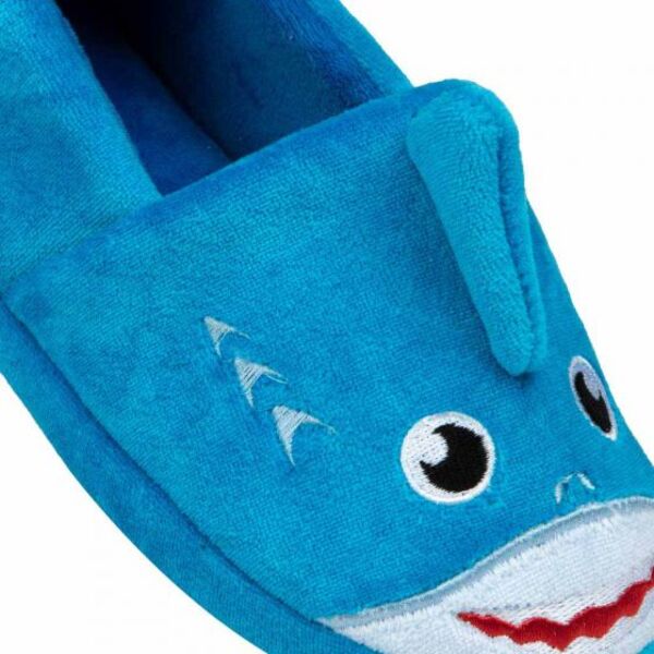 Pantuflas azules para niño, con forma de tiburón, marca SZ Kids, 995705