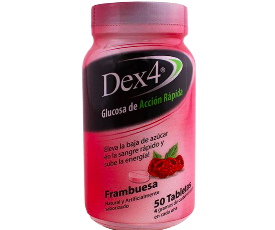 Dex 4 - Glucosa de Rápida acción Masticable DEX4