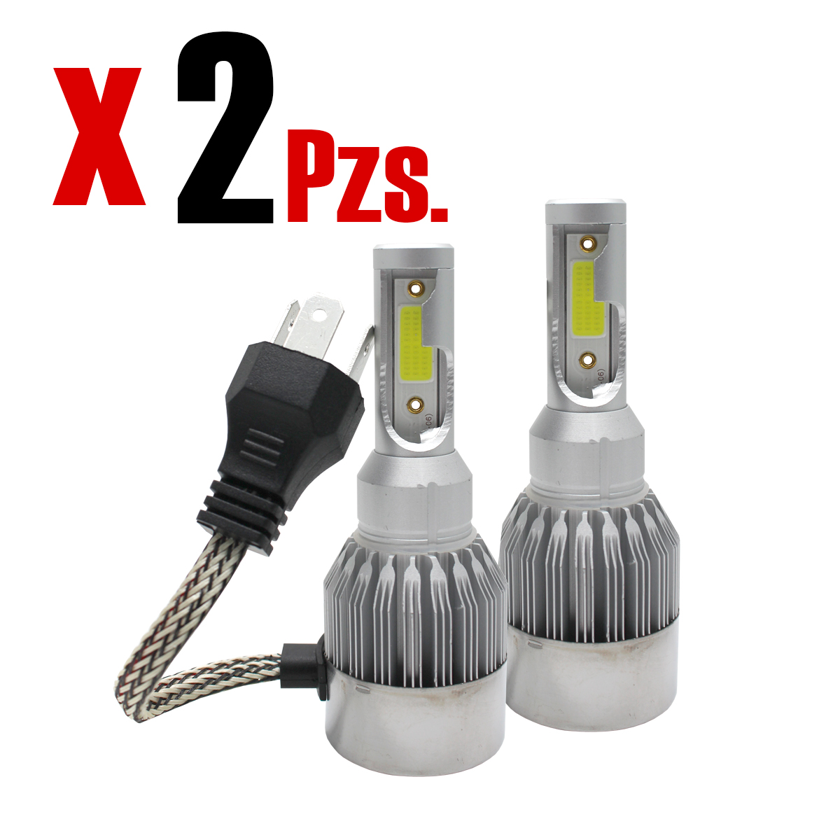 Kit De Luces Led Tipo Xenon Faros Auto C6 H4