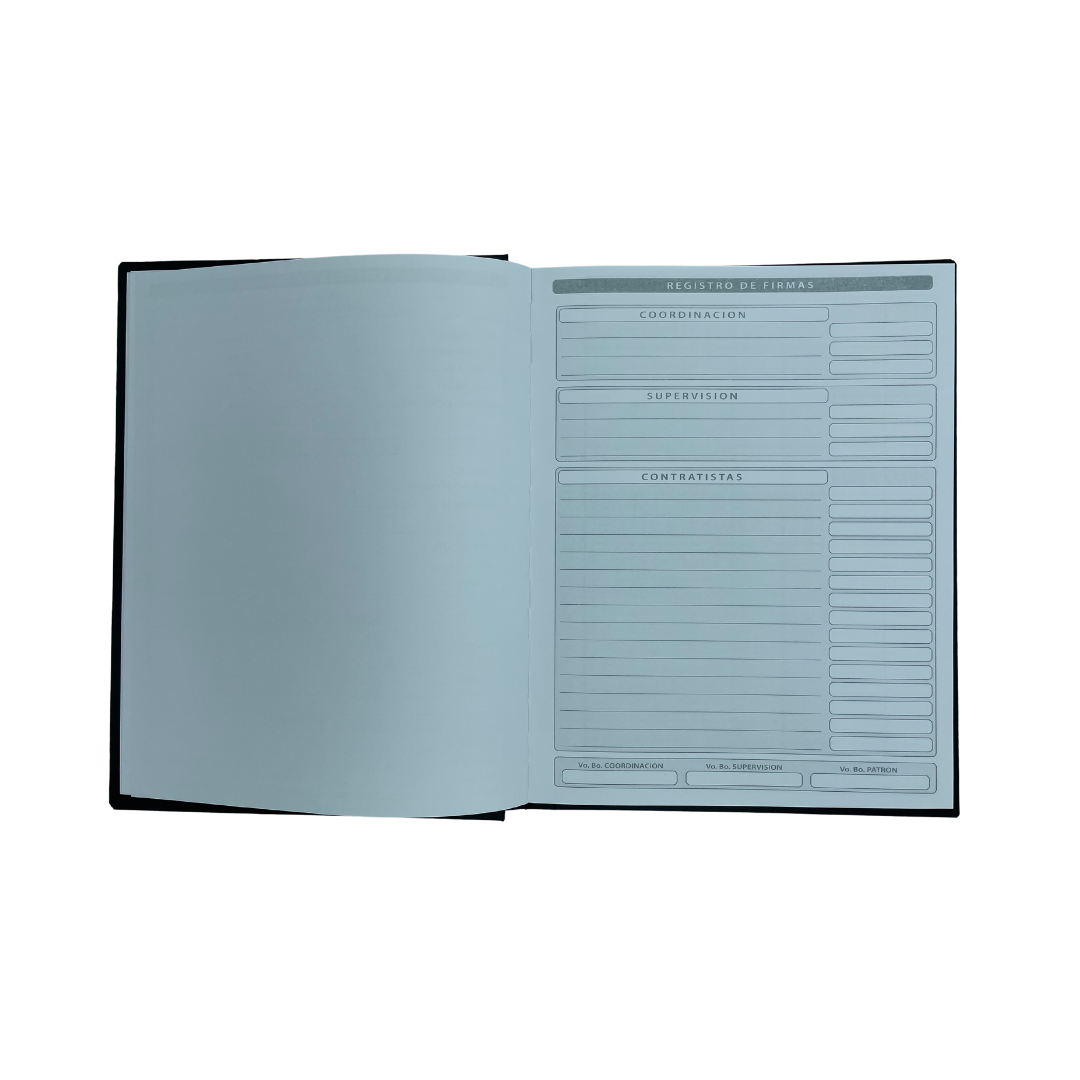 Bitácora de Obra 5pzs - 100/Hjs Normal