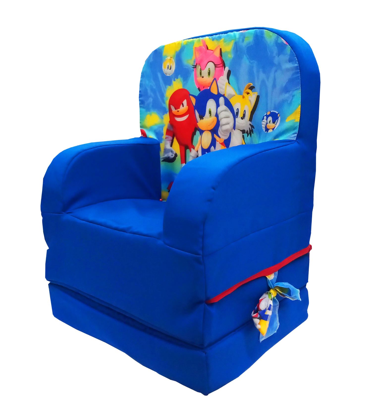 Sillon Cama Sofa Infantil Sonic Azul para niños