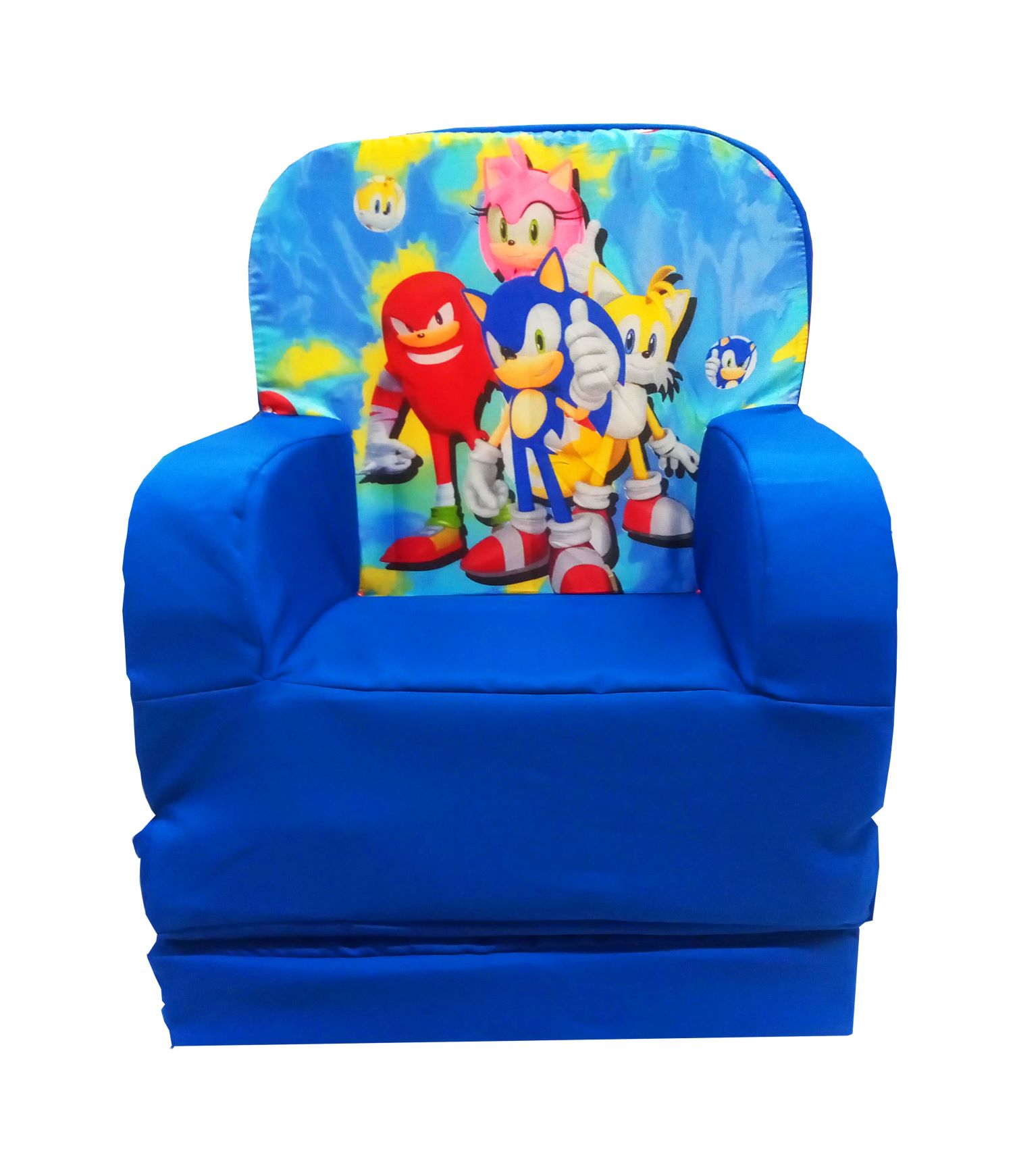 Sillon Cama Sofa Infantil Sonic Azul para niños