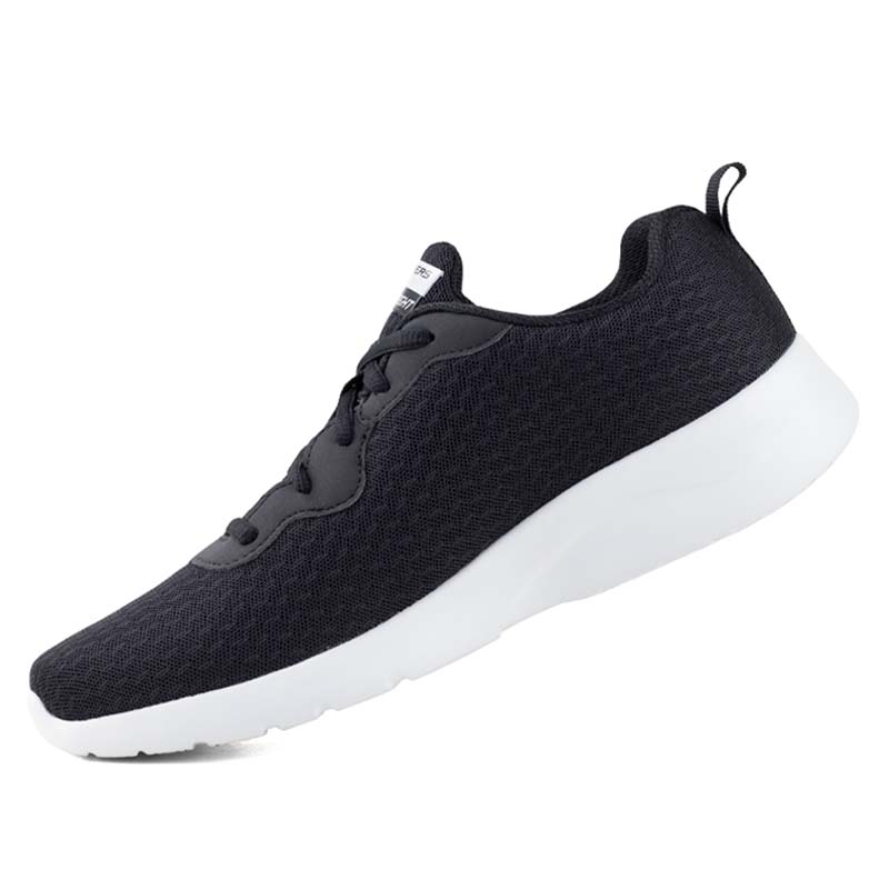 TENIS RUNNING SPORT SKECHERS 894046 NEGRO GRIS MEMORY FOAM